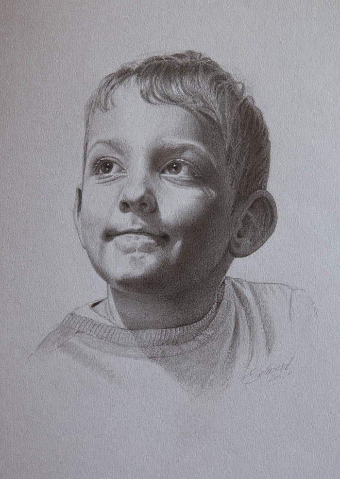 Portrait of a young boy